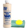 Collinite 925 Fiberglass Boat Wax (16 oz.) Bundled with Microfiber Cloth & Foam Pad (3 Items)