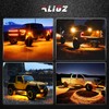 Amber Rock Lights, 4 PCS 60 Chip Rock Lights for