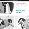 DURATECH 14-inch Heavy Duty Aluminum Straight Pipe Wrench, Adjustable Plumbing