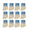 TekuTeku 12 Pairs Unisex 5 Toe Half Socks, Toe less