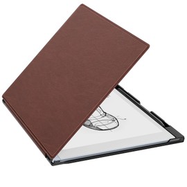 MoKo for Remarkable 2 Case, Lightweight and Hard Back Shell Protective Case with Built-in Pen Holder, Smart Tablet Cover Folio for Remarkable 2 Tablet 10.3" 2020 Release, Reddish Brown