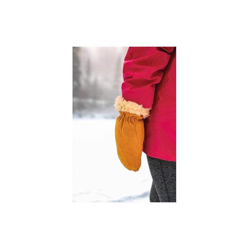 Kinco, 1929PL-XL, Lined Suede Deerskin Mitt, Extra Large