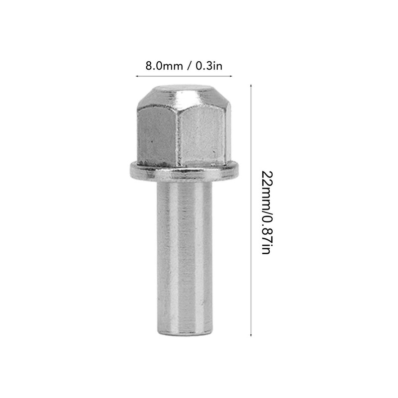 8 Pcs RC Wheel Hub Extension Nut Stainless Steel High
