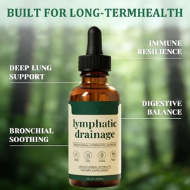 Lymphatic Drainage Drops, Lymphoria Drops, Lymphatic Drainage Drops, Lymphoria Lymphatic Drainage, Lymph Drops, Lymphatic Detoxification, Natural Formula for Balance Wellbeing, with Jade Gua Sha, 1