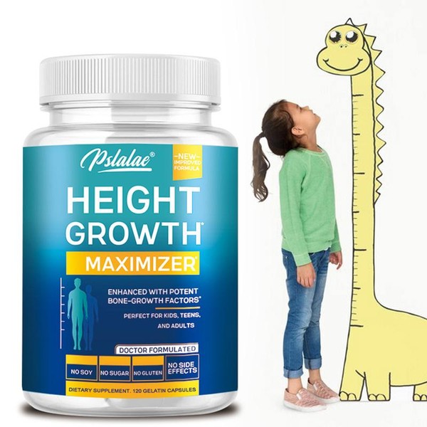 Pslalae Growth Capsules – Natural Height Increaser Supplement for Teens