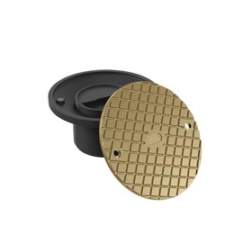 PROFLO PF42816 6" Brass Cover with 3-1/2" Adjustable Cleanout - N/A