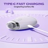 2 in 1 Electric Polishing Automatic Nail Clippers with Purple