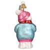 Old World Christmas Ornaments Expectant Snowlady Glass Blown Ornaments for