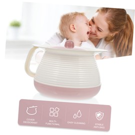 CIYODO 1set Portable Chamber Pot Lid Lightweight Spittoon for Home Hospital Boys and Girls Elderly Use Easy to Clean Non- Design Compact Night Urinal
