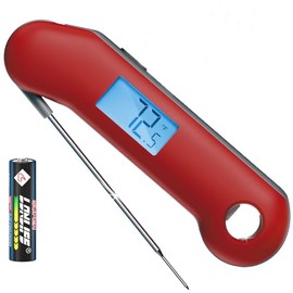 ThermoMaven Termómetro digital profesional para carne, lectura instantánea ultrarrápida de 0.5 segundos, certificado NIST con precisión de ± 0.5 °F, i