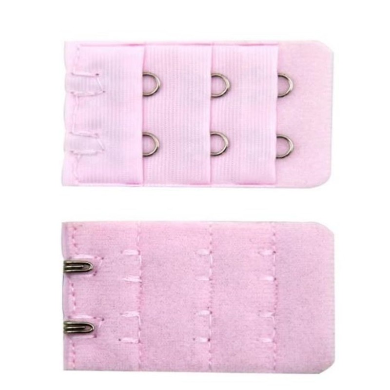 HappyHome Bra Extension Hooks, 2 Tiers, Set of 4 Colors,