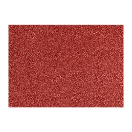 LUXPaper A1 Flat Cards | 3 1/2" x 4 7/8" | Holiday Red Sparkle | 106lb. Cover | 50 Qty
