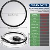 30 oz Replacement Rubber Lid Seals Compatible Seals Lid Gaskets