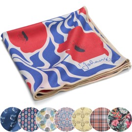 Johans® XXL Microfibre Cloth for Cleaning Smartphone, Tablet, Glasses, Display, Camera, Display Cloth, Glasses Cleaning Cloth, Cleaning Cloth, Optician Quality, 30 x 30 cm (Poppy)