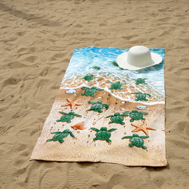 GEEZY Large Microfibre Beach Bath Towel Lightweight Sports Travel Gym