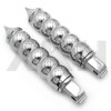 SMT- Chrome Billet Calabash Footpegs Compatible With passenger Victory All