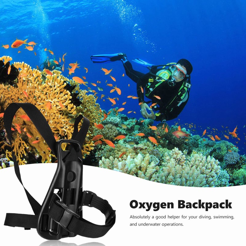 Scuba Diving Backpack, Adjustable Single Oxygen Bottle Holder, Diving Single
