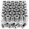 40Pcs 1/4”-20 Rivet Nuts Stainless Steel Threaded Insert Nut 1/4-20UNC
