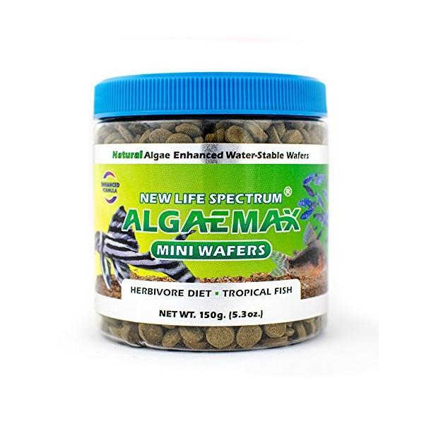 New Life Spectrum AlgaeMax Mini-Wafers 150g (Naturox Series)