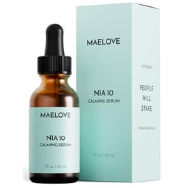 Suero de niacinamida NIA 10, suero facial calmante para fortalecer la barrera cutánea, hidratar y refinar los poros, apto para pieles sensibles, secas y propensas al acné, vegano, sin crueldad