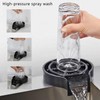 Glass Rinser,Faucet Metal Glass Rinser for Kitchen Sinks,Kitchen Sink Cup