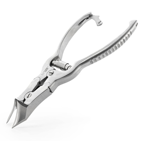 OTTO HERDER Head Cutters - Nail Clippers for Thick Toenails 16 cm Made of Stainless Steel - Toenail Scissors with Double Gear Ratio - For Deeply Ingrown Toenails and Fingernails