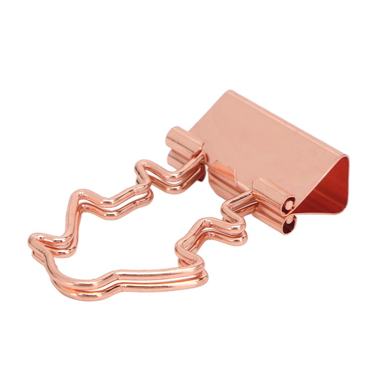 100Pcs Binder Clips Hollow Penguin Shape Sturdy Metal Small Binder