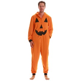 #followme 6973-M Pumpkin Adult Onesie Costume