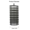 8 Layers Hanging Basket Folding Drying Rack Dry Net Opening