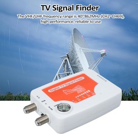 Mulcort Digitaler TV-Signalfinder, Mini-Signalfinder, digitaler Antennen-Signalstärkemesser für terrestrische TV-Antennen, Detektor, Empfänger, Signalstärkemesser mit Kompass