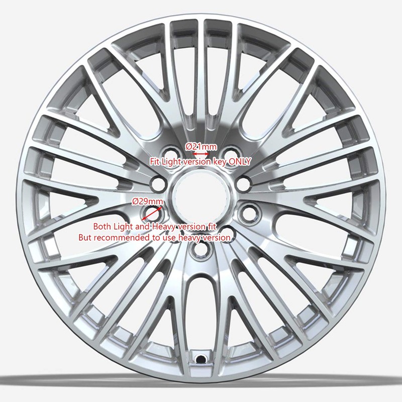 WHEEL CONNECT Lug Nuts Key for 6 Spline Drive Lug