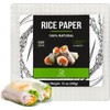 Soeos Rice Paper, White Rice Paper Wrappers, 1 Pack, 34