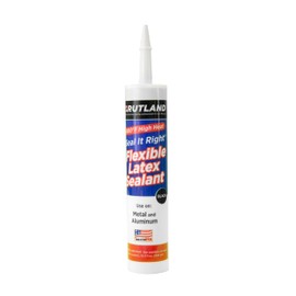 Rutland Products 800°F Flexible Latex Sealant, 10.3 Fl oz Cartridge, Black, 10
