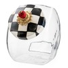 MACKENZIE-CHILDS Cookie Jar with Enamel Lid, Large Glass Treat Jar