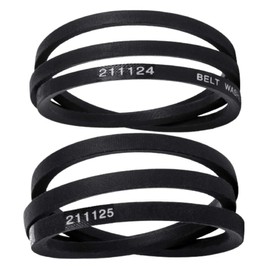 12112425 Washer Belt Kit Compatible with Top Brands Replaces with 211125 & 211124 22002570, 22002571, 402507AP4011179, AH2005284, EA2005284, PS2005284,LA512