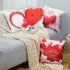 Valentines Day Pillow Covers 18x18, Valentine Pillow Covers 18x18 Set
