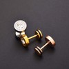 5 Pairs Stainless Steel Stud Earrings Set for Men Women
