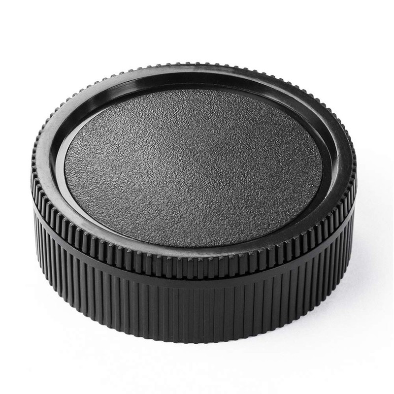 Fotover Body Cap and Lens Rear Cap Cover Replacement Set