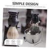 IWOWHERO Men's Shaving Set Shaving Brush Bowl Stand Barber Kit