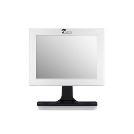 ToiletTree Products Fogless Shower Mirror with Squeegee - Anti-Fog Mirror - Adjustable Shaving Mirror with a Squeegee - Rust-Proof, Impact-Resistance Bathroom Shower Mirror