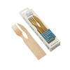 Clickeat Duo Wooden Cutlery Set - 10 Units - 100%
