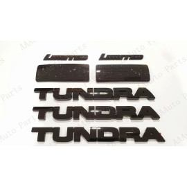 Toyota OEM OVERLAY Gloss black Fender Door Rear Tundra V8 Limited Emblems 2007-2013 Tundra