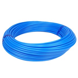 25 m polyethylene hose, 6/4 mm (outer diameter / inner diameter), compressed air pneumatic hose, water hose, colour: blue