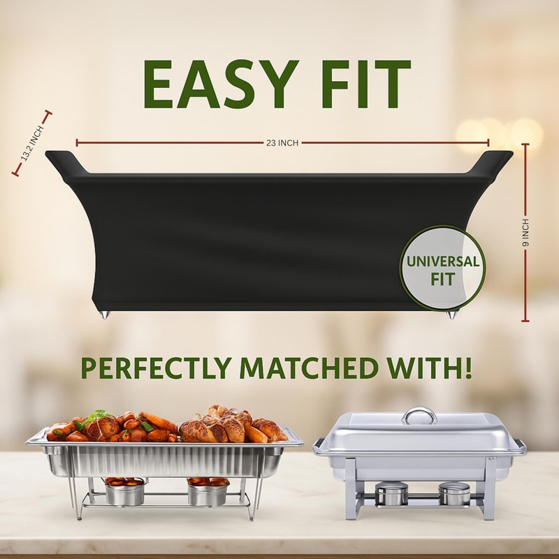 Chafer Wind Guard 2 Pack – Handle Covered Chafing Dish
