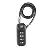 SISAV 4-Digit Combination Padlock with 24 inch(60cm) Cable Suitable for