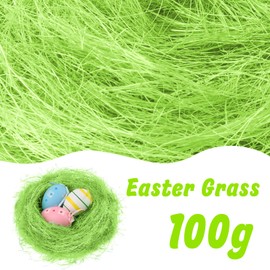 Dwafill Easter Decoration, Easter Basket, Easter Grass, Easter Eggs for Painting, Quail Eggs Decoration, Egg Colours Easter, Easter Nest for Filling, for Easter Nests, Easter Decoration for Crafts