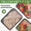 Hushee 6 Pcs 304 Stainless Steel Sandwich Containers with Lids