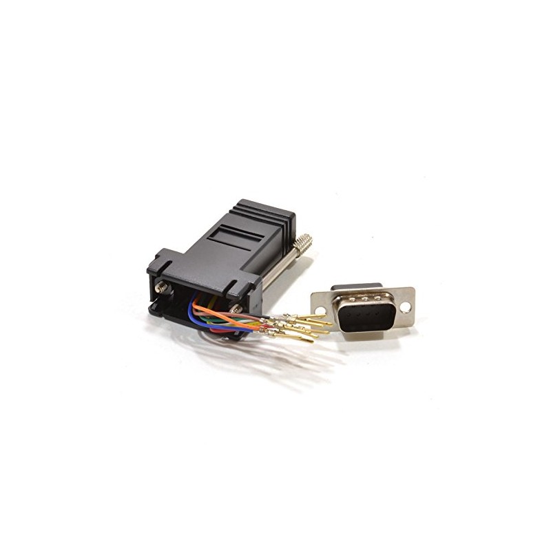 kenable RJ45 Female Socket to 9 pin Serial DB9 Male