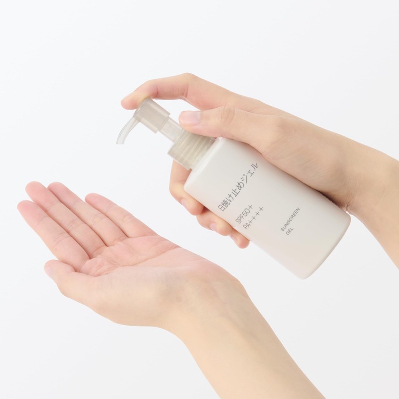 MUJI 84464928 Sunscreen Gel, SPF50+ PA++++, 5.9 fl oz (150