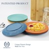 Homienly Wheat Straw Dinner Plates Set of 8, 10 Inch,